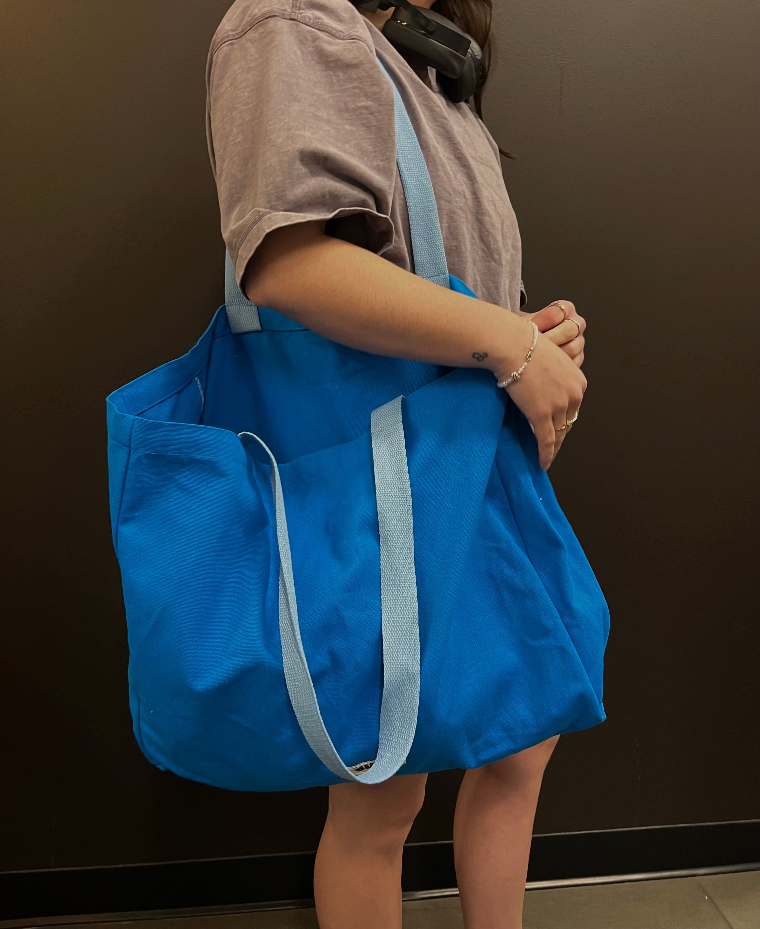 Sac Fourre-tout Hippie Rose Cornouailles - Coton Canvas, Fait Main, Neuf Sans étiquette